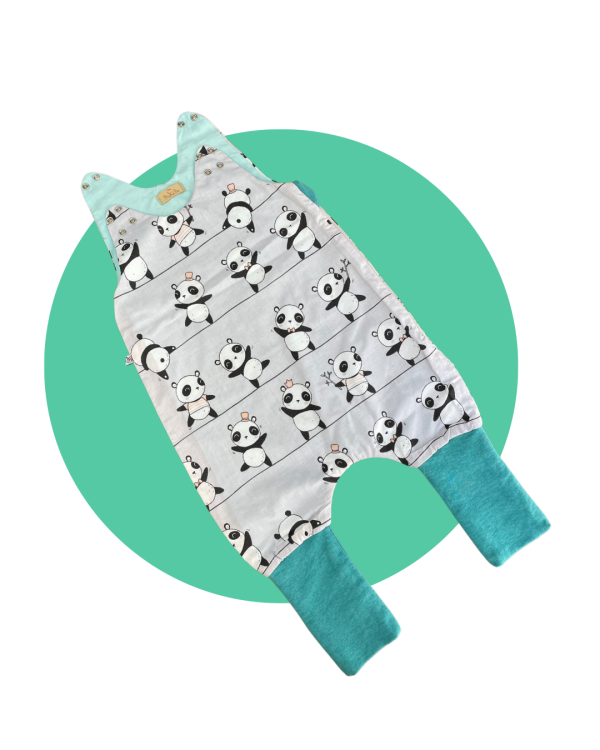 MamaBe bélés nélküli tipegő hálózsák - panda