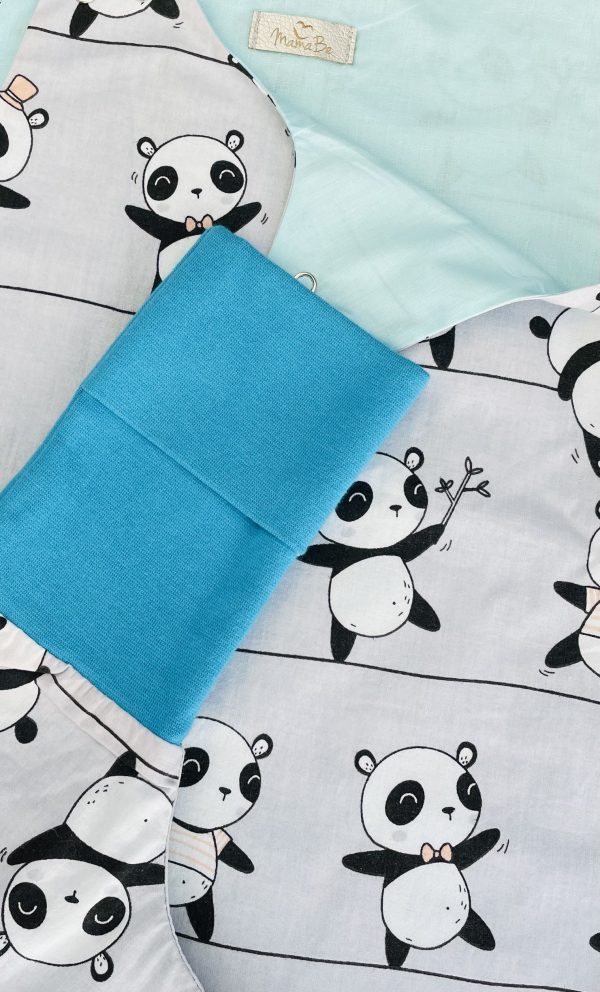 MamaBe bélés nélküli tipegő hálózsák - panda - Image 6
